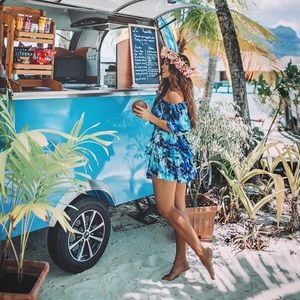 Misa Los Angeles Mini Print Dress-  XS